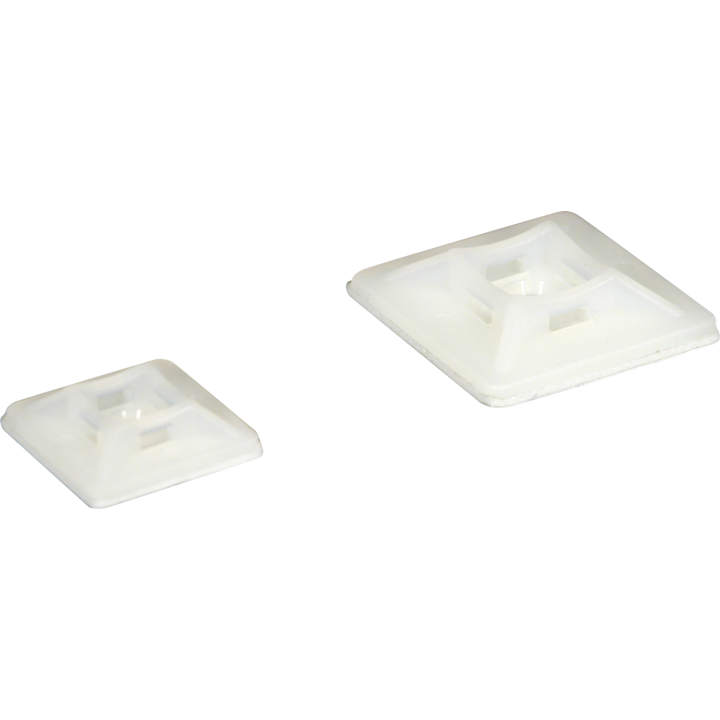 Embase Adhésive 4,4 Mm Blanche