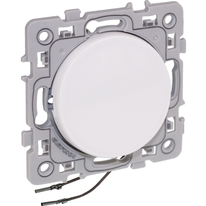 Square - Interrupteur Va Et Vient Lumineux/Témoin Blanc