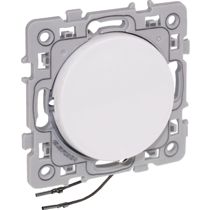 Square - Interrupteur Va Et Vient Lumineux/Témoin Blanc