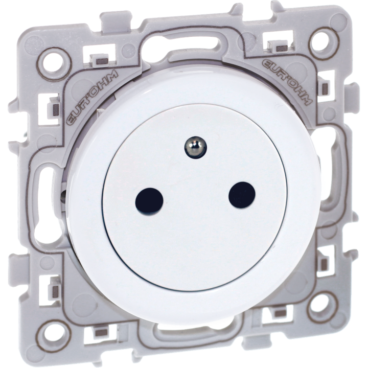 Square Prises 2P+T Affeurante. Blc