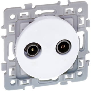 Square Prise Tv-Fm Blc D