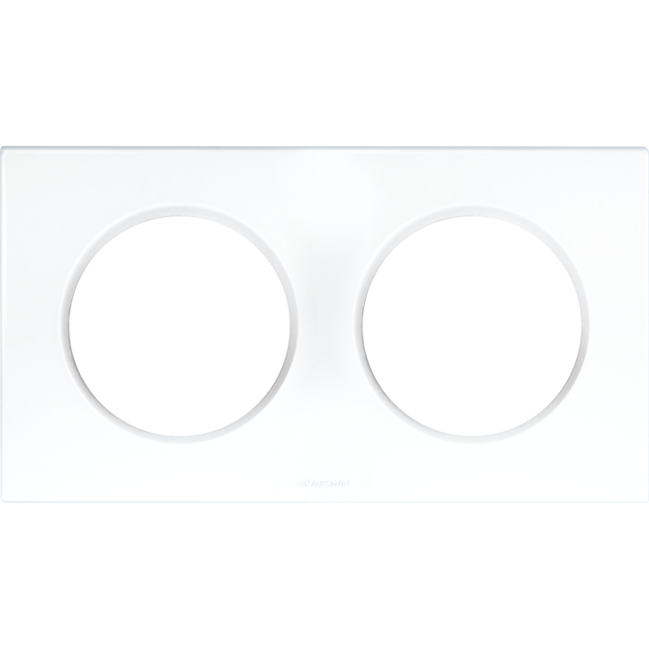 Square Plaque Blanc 2P Entr 71 D