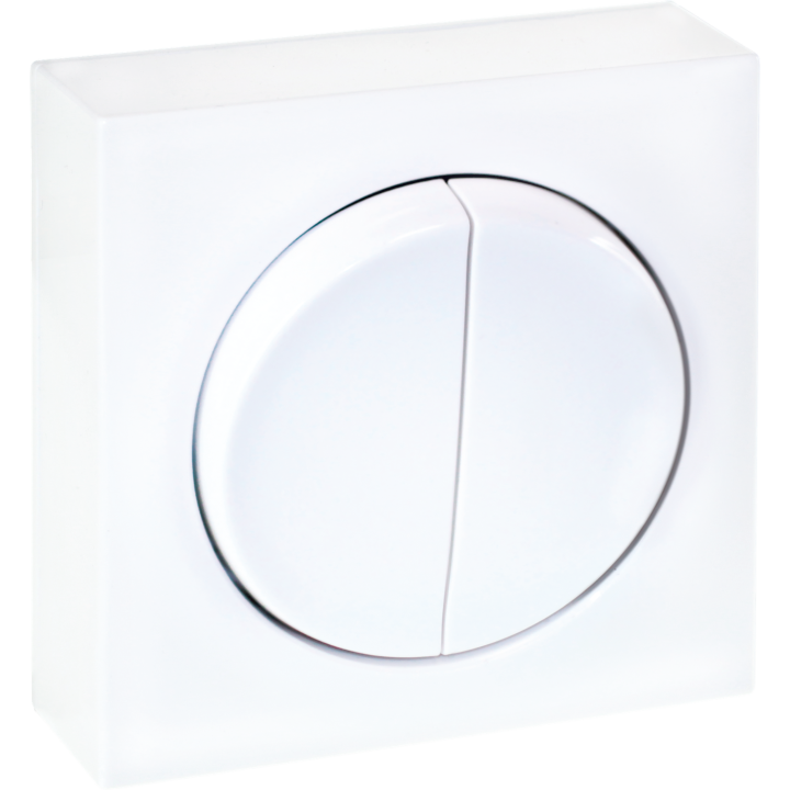 Dune Interrupteur Double Vv Blanc