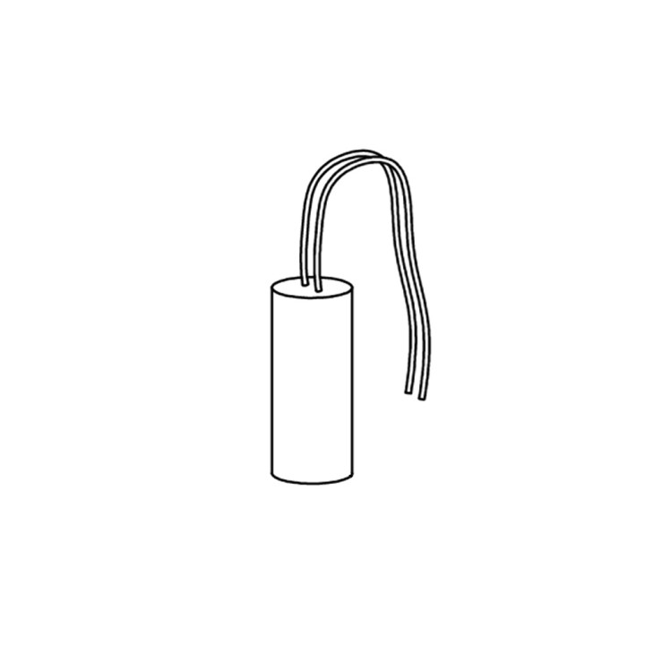 Condensateur 8 µf Avec Câble 180Mm