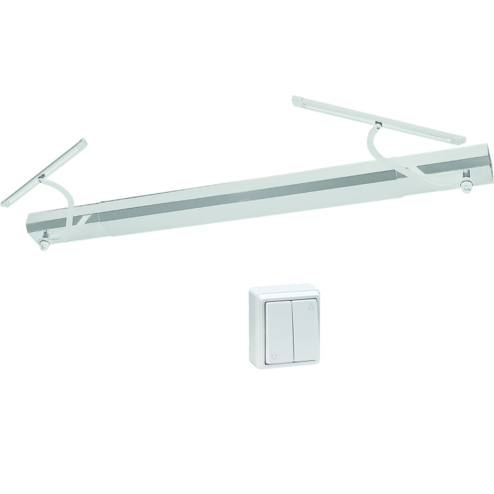 KIT NIGHT ONE DAY FILAIRE  BLANC Automatisme pour volets battants jusqu'à 1,6m.