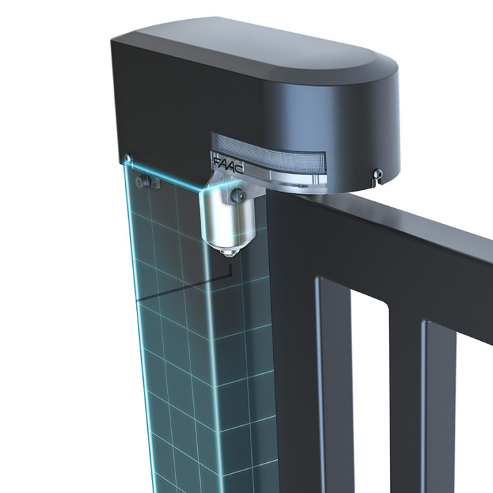 S2500i à intégrer dans un poteau. Mouvements rapides. Angle d'ouverture élevé