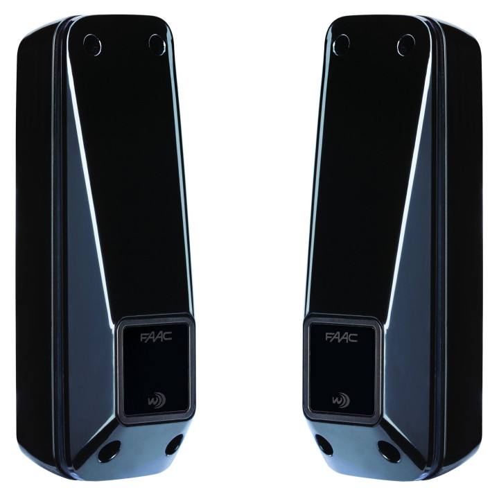 xp20wd - photocellules wireless, orientables, murales ou en saillie. 