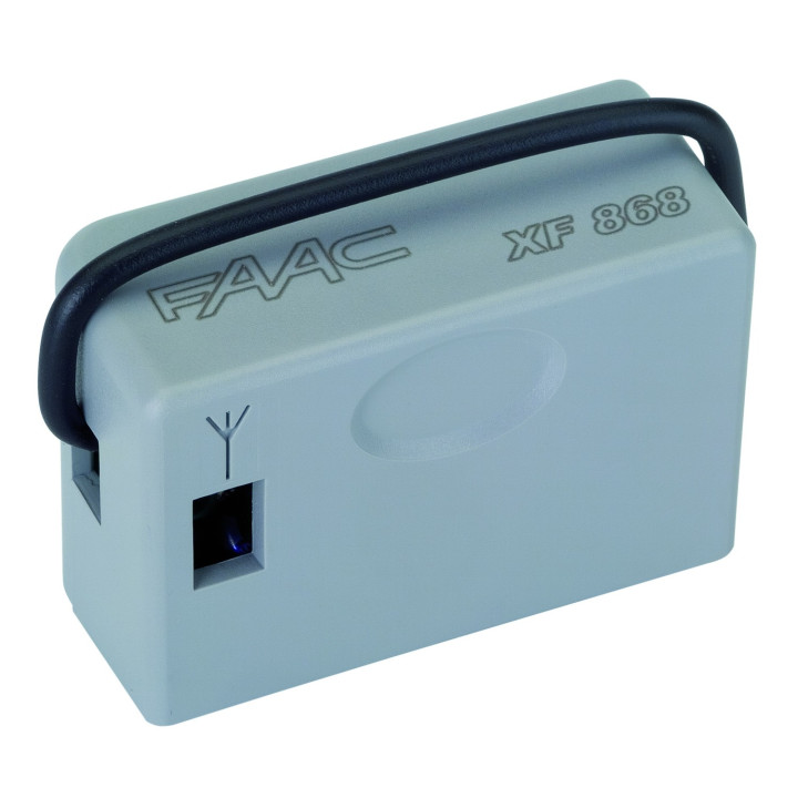 Récepteur XF 868 SLH pour équipement compatible. Module de fréquence 3 broches.