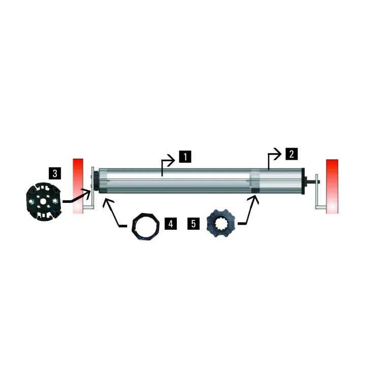 Kit Tmode Reno 56 30Nm Radio Pour Volet Roulant. Pour Tablier De 56Kg Maxi.