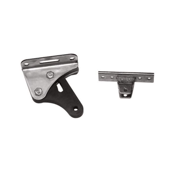 400 - Kit Fixation Rapide Inox Avec Attache Arriere Reglable Et Attache Avant