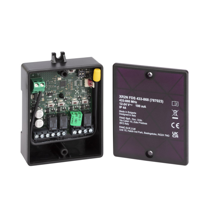 Recepteur Radio Xr2N Fds 433-868 Mhz. Compatible Avec Le Protocole Faac Fds