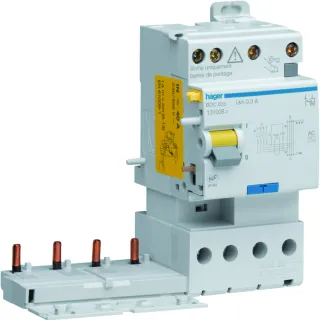 Bloc Différentiel Double Sortie 25A 300Ma 4P Type Ac À Bornes Alignées