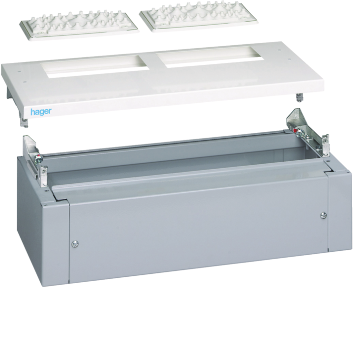 Kit Tête Et Socle Ip40 Ik08 Pour Armoire Quadro4 260X620Mm Ral9010 Blanc Pur