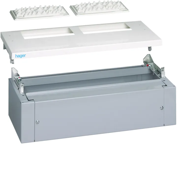 Kit Tête Et Socle Ip40 Ik08 Pour Armoire Quadro4 260X620Mm Ral9010 Blanc Pur