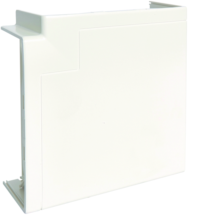 Angle plat pour goulotte d'installation GBD et GBA 50x130mm Blanc