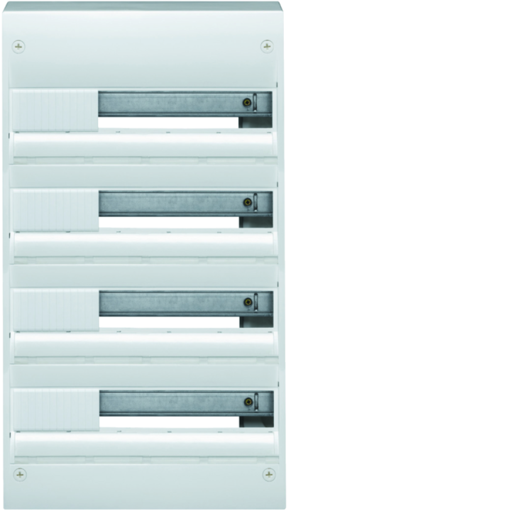 Tableau Électrique Gamma+ 18, 4 Rangées, 18 Modules, Quickfix