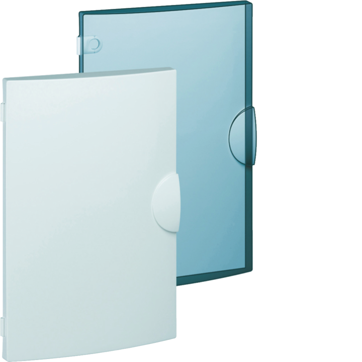 Porte Opaque Blanc Pur Gamma+ Pour Coffret Gamma 13, 2 Rangées 26 M