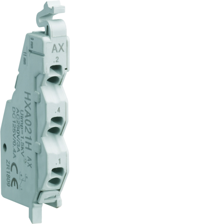 Contact auxiliaire h3 h3+ 230 - 230VAC  pour x160-P160-x250-P250-x630-P630