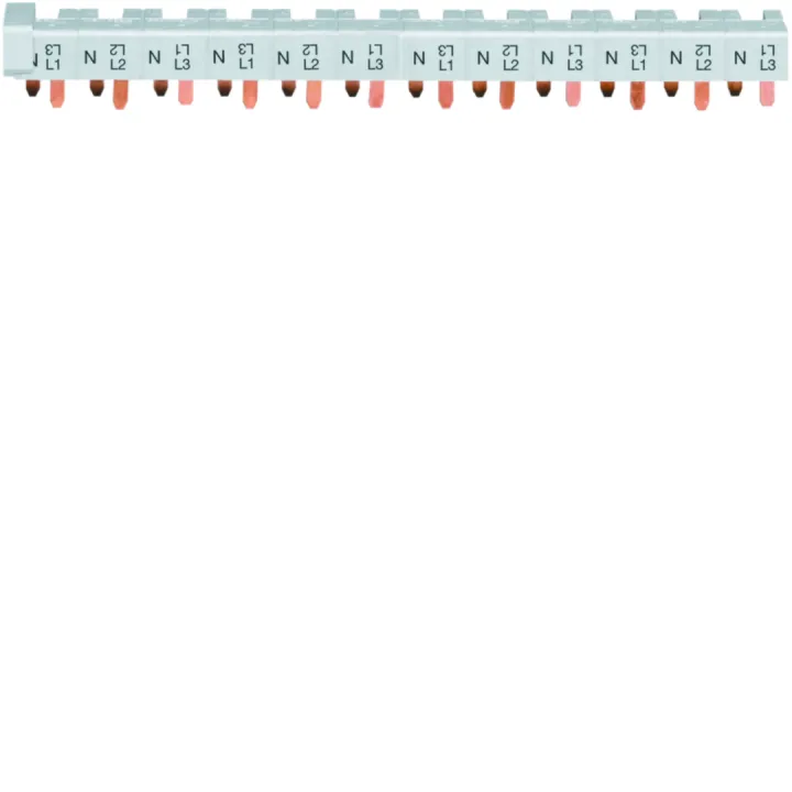 Barre De Pontage 3P+N 63A À Languette 10Mm² 12Modules Pour Bornes Décalées