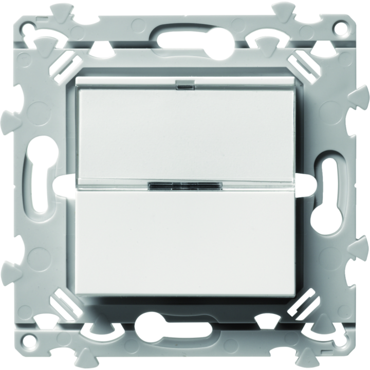 InterBP Duo Essensya va et vient ou bouton poussoir porte étiquette Pure