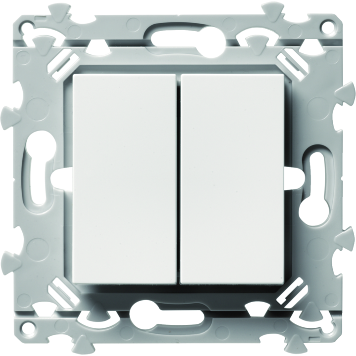 Double Interrupteur Essensya va et vient Pure