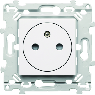 Prise de courant affleurante Essensya 2P+T Pure. Lot de 50