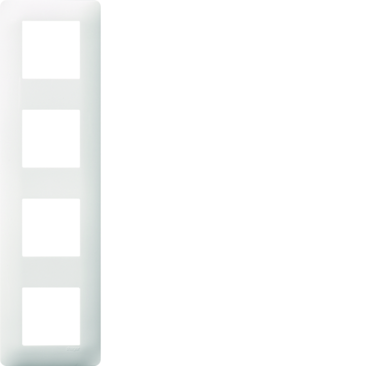 Plaque de finition Essensya 4 postes Pure entraxe 71 mm