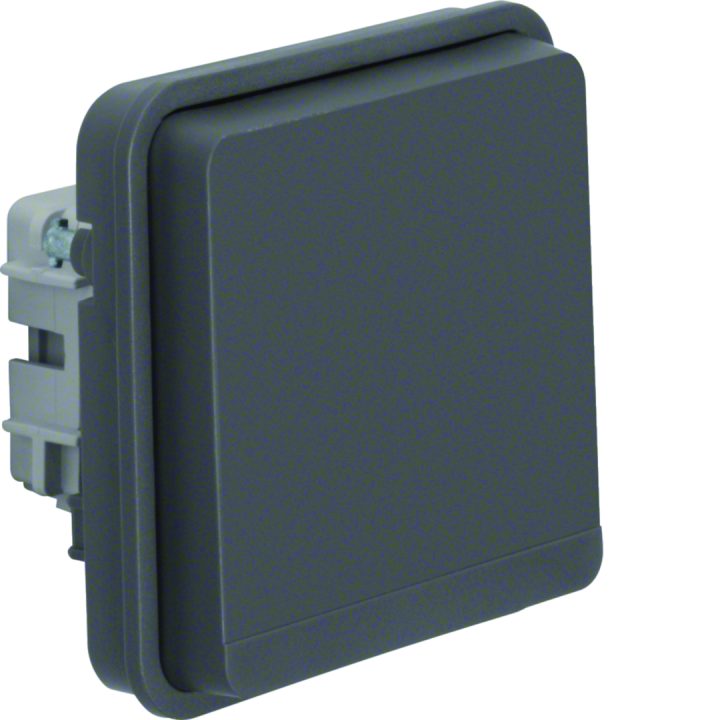 Prise de courant 2P+T Cubyko étanche IP55 associable gris