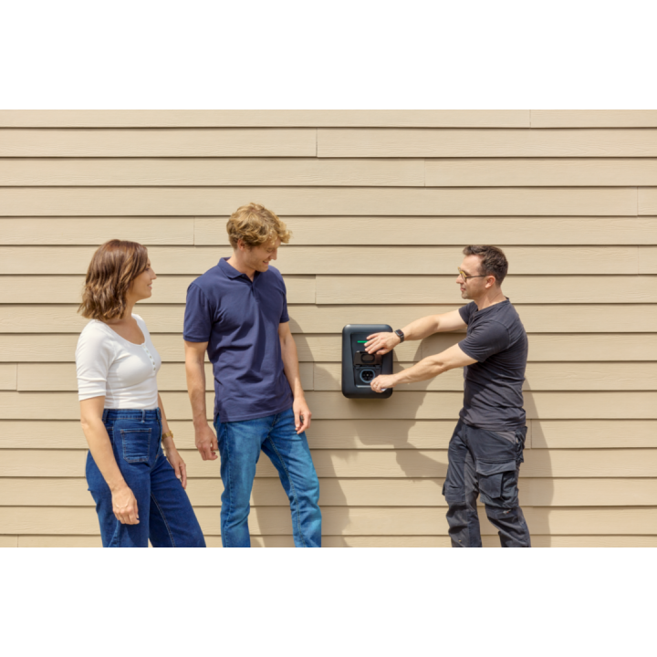 witty one borne de recharge IP55 1x7kW 1P T2+TIC+RFID+APP Bluetooth+Protections