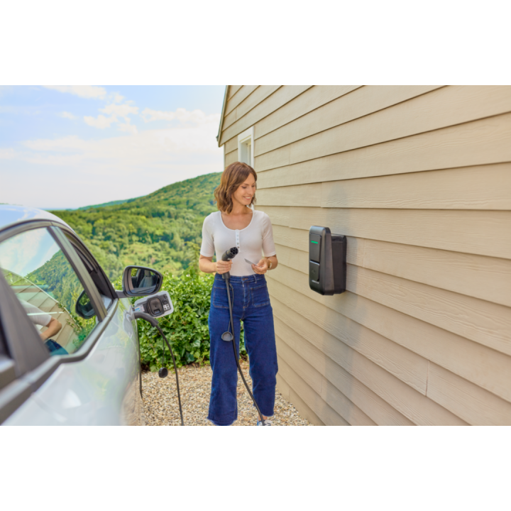 witty one borne de recharge IP55 1x7kW 1P T2+TIC+RFID+APP Bluetooth+Protections