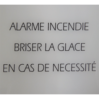 Boite de 10 glaces pour BGPH D (dimensions 63x60 mm)