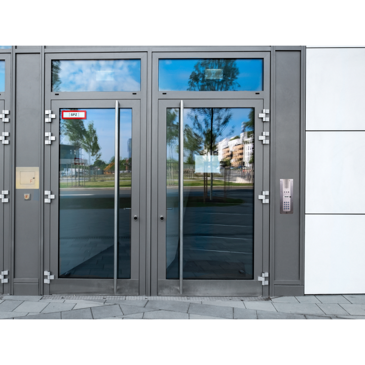 Portier Audio Ip/Sip 1 Bouton D'Appel Clavier Braille Conforme Loi Handicap Poe