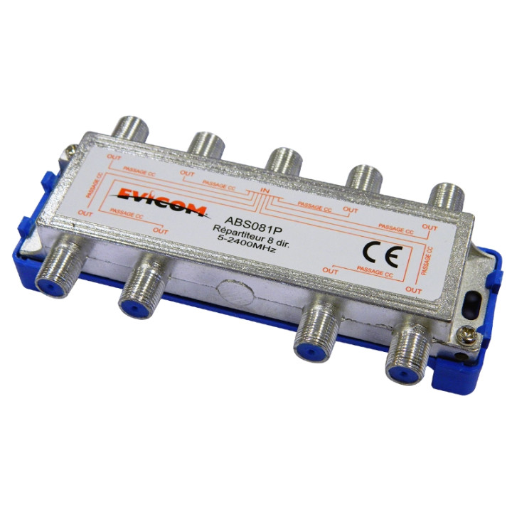 Répartiteur 5 - 2 400 Mhz 8 Sorties Ulb.