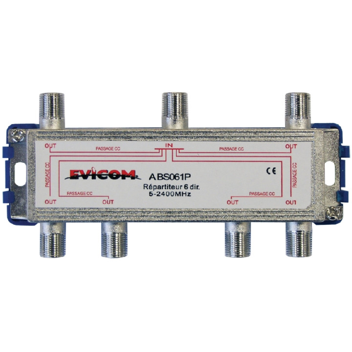 Répartiteur 5 - 2 400 Mhz 6 Sorties Ulb.