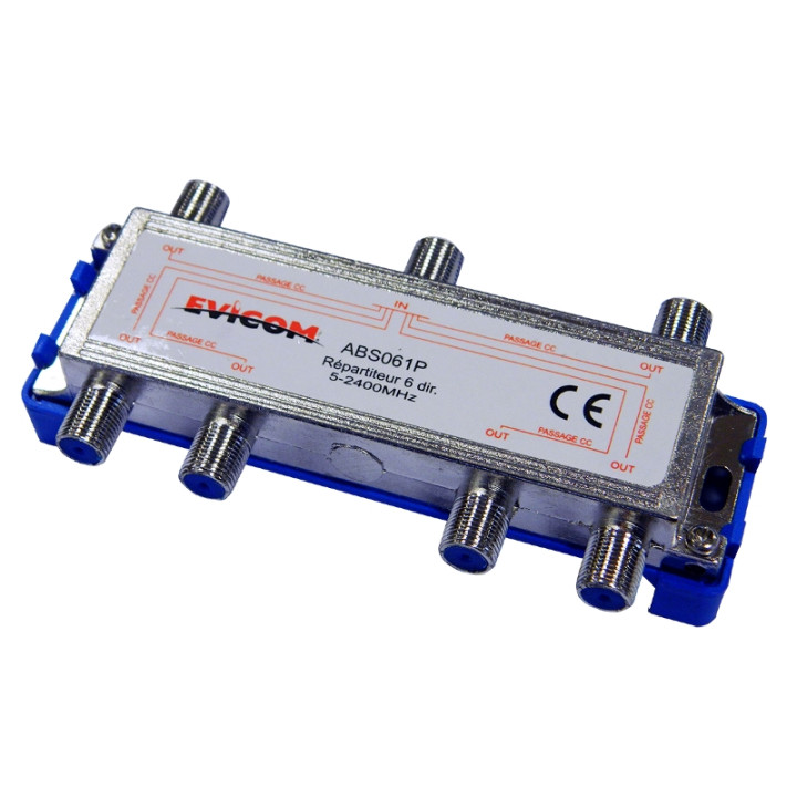 Répartiteur 5 - 2 400 Mhz 6 Sorties Ulb.