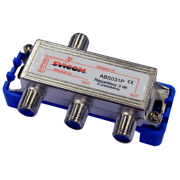 Répartiteur 5 - 2 400 Mhz 3 Sorties Ulb.