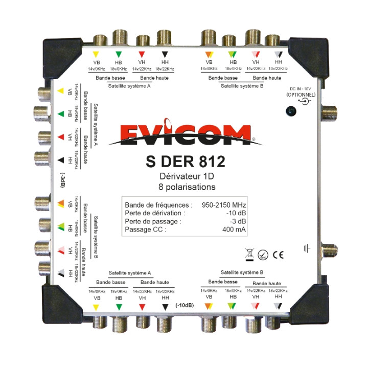 Dérivateur Asymétrique Pour Commutation 8 X 8 Bis