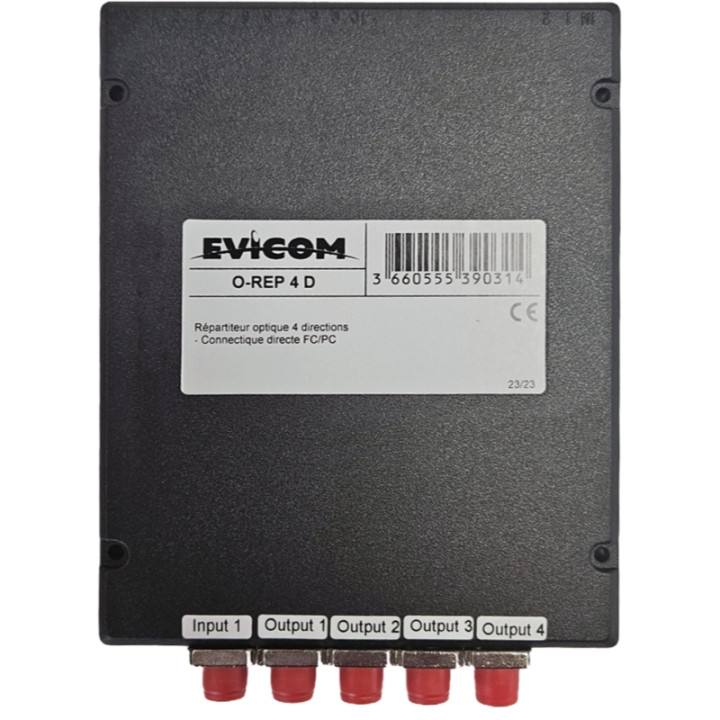Répartiteur Optique 4 Directions Connectique Fc/Pc