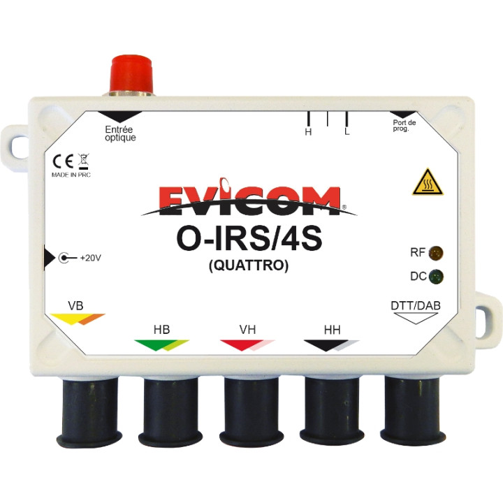 Récepteur Optique Satellite + Terrestre Type Quattro