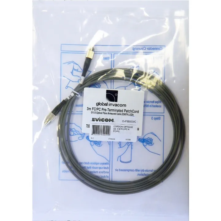 Cordon Optique De 3 M Connectique Fc/Pc À Fc/Pc