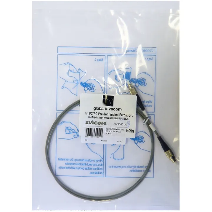 Cordon Optique De 1 M Connectique Fc/Pc À Fc/Pc