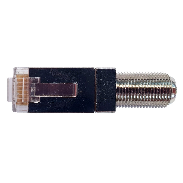 Sachet de 10 adaptateurs Balun RJ45 vers F 