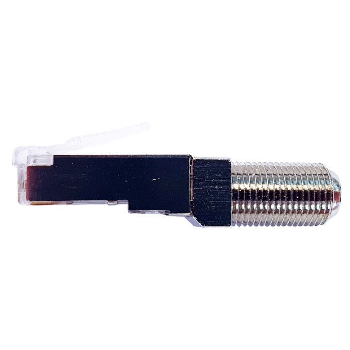 Sachet de 10 adaptateurs Balun RJ45 vers F 