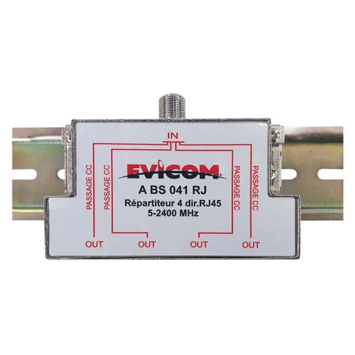 Répartiteur Ulb 4 Direction Rj45 (Rail Din)