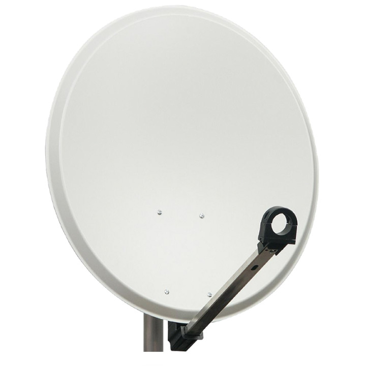 Parabole Acier Grise 65 Cm - Dim : 63 X 58 Cm