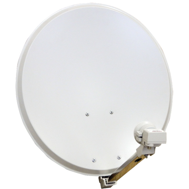 Kit Parabole Acier 65Cm + Lnb Universel.