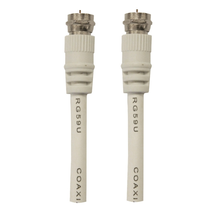 Cordon F Mâle / Mâle 40 Cm À Visser Sous Sachet Plastique Classe A