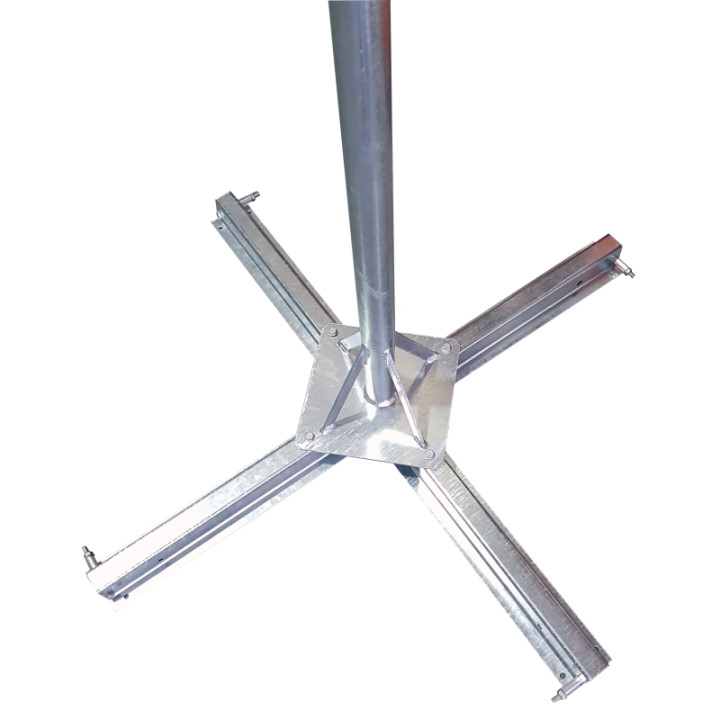 Roof palet 4 cadres sans blocs de béton (acier galvanisé)