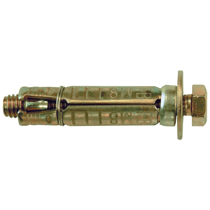 Cheville Fonte 4 Segments M8, Perçage 15Mm