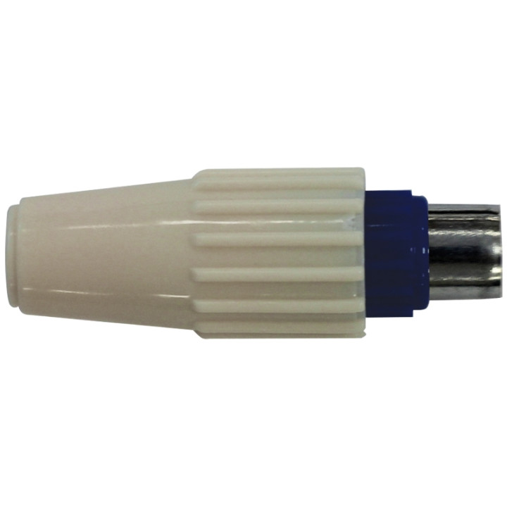 Connecteur Iec 9.52 Mâle Tv En Plastique.